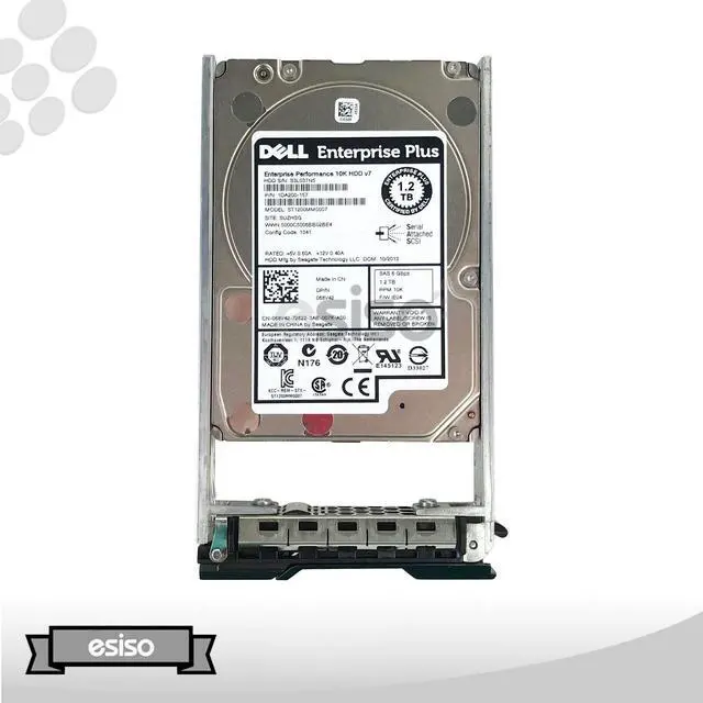 Alt view image 3 of 6 - Dell 68V42 - Dell 1.2TB 2.5" SAS 10K 6Gb/s Solid State Drive