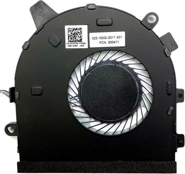 Alt view image 2 of 5 - Cpu cooling fan for Dell Inspiron 7391 2-in-1 I7391-7520BLK-PUS 0HYPYN