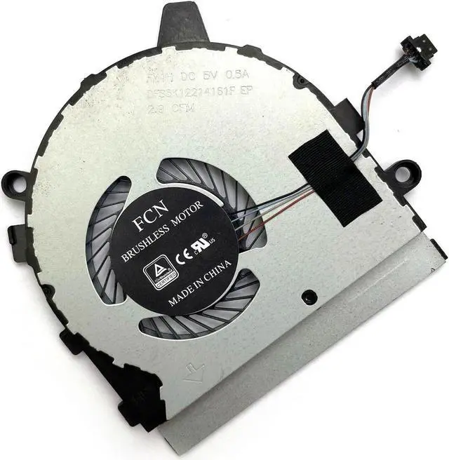 Alt view image 3 of 5 - Cpu cooling fan for Dell Inspiron 7391 2-in-1 I7391-7520BLK-PUS 0HYPYN