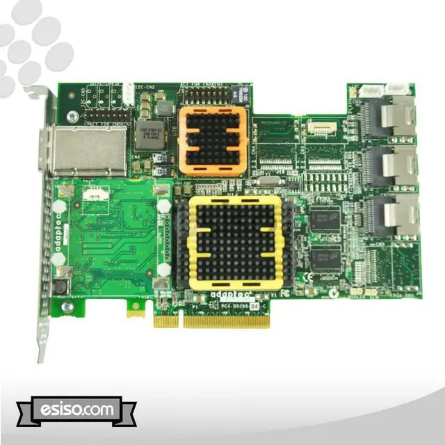 Alt view image 5 of 6 - Adaptec ASR-51245 300Mbps 512Mb DDR2 Cache PCI-Express x8 SAS/SATA Raid Controller Card