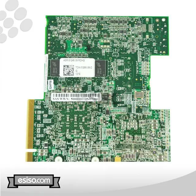 Alt view image 6 of 6 - Adaptec ASR-51245 300Mbps 512Mb DDR2 Cache PCI-Express x8 SAS/SATA Raid Controller Card