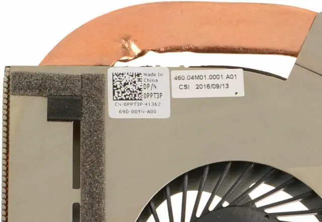 Alt view image 3 of 4 - Dell OEM Inspiron 3558 CPU Heatsink and Fan for Discrete Nvidia Graphics PPT3P