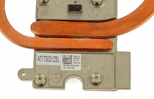 Alt view image 3 of 6 - Dell Oem Precision 7520 Cpu Graphics Heatsink Fan Assembly Fan Heatsink Gkc3X