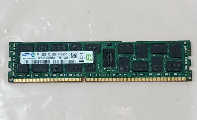 Alt view image 8 of 10 - Samsung M393B1K70DH0-YK0 8GB DDR3 SDRAM Memory Module