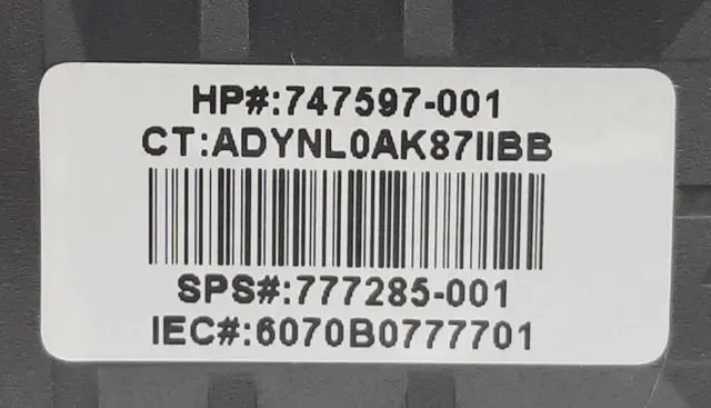 Alt view image 4 of 5 - HP 747597-001 Standard Fan Assembly Module For Proliant Dl380 Gen9