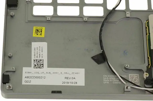 Alt view image 12 of 15 - Dell OEM Latitude 7400 2-in-1 Palmrest Touchpad Assembly Laptop Keyboard 305H0