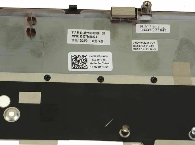 Alt view image 15 of 18 - Dell OEM Precision 7730 Touchpad Palmrest Assembly Touchpad Palmrest FPG5T