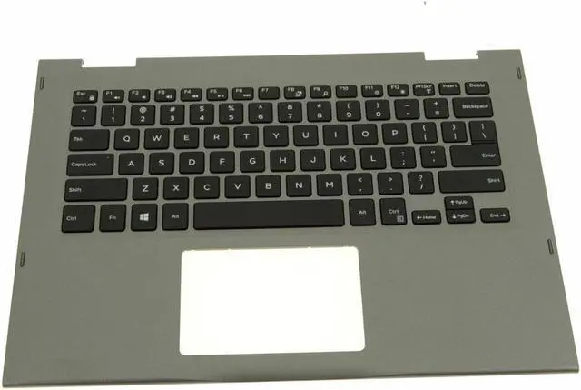 Alt view image 6 of 10 - New Dell OEM Inspiron 5368 5378 Palmrest Keyboard Assembly NO BL XFM9G