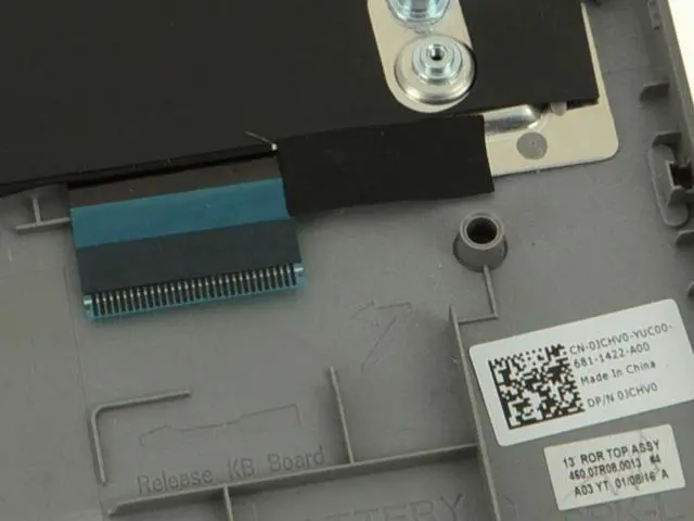 Alt view image 8 of 10 - New Dell OEM Inspiron 5368 5378 Palmrest Keyboard Assembly NO BL XFM9G