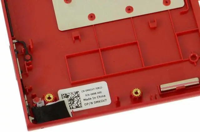 Alt view image 11 of 15 - New Red Dell OEM Inspiron 3157 3158 Keyboard Palmrest Assembly No TP MKGV7