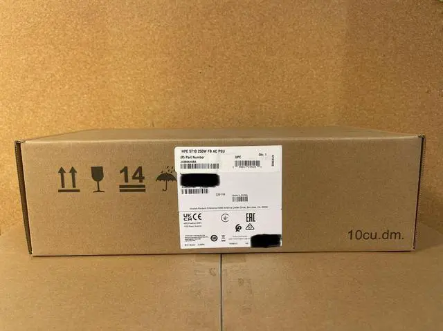 Alt view image 3 of 3 - HPE FlexFabric 5710 250W Front-to-Back AC Power Supply JL589A JL589A#ABA FB