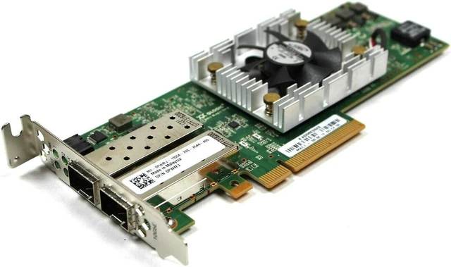 Alt view image 3 of 8 - DELL Pw4Fj 10Gb Dualport Pcie 2.0 X8 Cna Adapter For Poweredge Blade Server