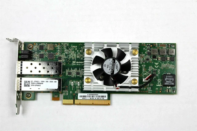 Alt view image 4 of 8 - DELL Pw4Fj 10Gb Dualport Pcie 2.0 X8 Cna Adapter For Poweredge Blade Server