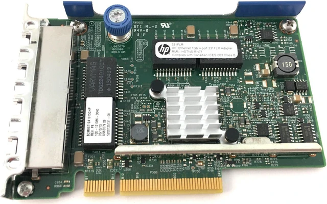 Alt view image 9 of 12 - HP 634025-001 Ethernet 1Gb 4Port 331Flr Network Adapter 4 Ports