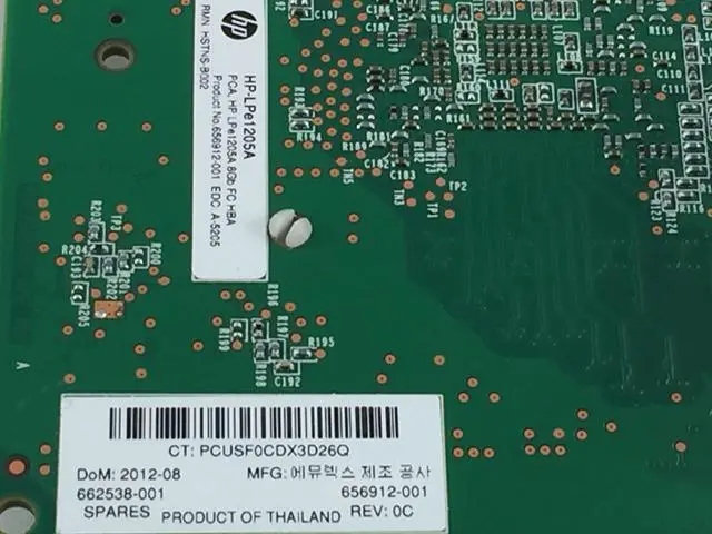 Alt view image 6 of 7 - HP 662538-001 Lpe1205A 8Gb Dual Channel Pcie 2.0 X4 Fibre Channel Mezzanine Host Bus Adapter For Bladesystem