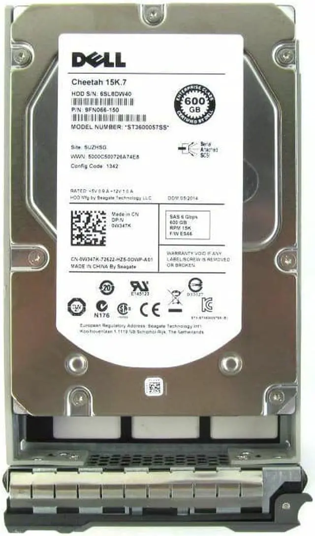 Alt view image 8 of 9 - DELL 9Fn066-150 600Gb 15000Rpm Sas6Gbits 3.5Inch Form Factor Hard Disk Drive With Tray For Poweredge And Amp Powervault Server