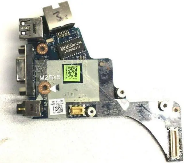 Alt view image 6 of 9 - Dell OEM Latitude E6420 Audio VGA USB RJ-45 Port IO Circuit Board for  157H2