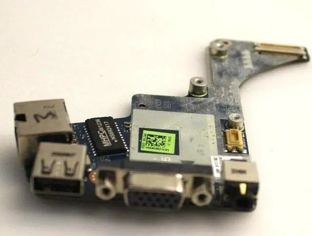 Alt view image 8 of 9 - Dell OEM Latitude E6420 Audio VGA USB RJ-45 Port IO Circuit Board for  157H2