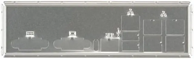 Alt view image 2 of 2 - Supermicro I/O Shield MCP-260-00062-1N