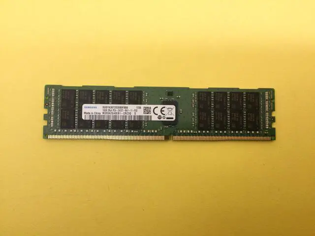 Alt view image 7 of 10 - Samsung 16GB DDR4 SDRAM Memory Module - 16 GB (1 x 16 GB) - DDR4-2400/PC4-19200 DDR4 SDRAM - CL17 - 1.20 V - ECC - Registered - 288-pin - DIMM