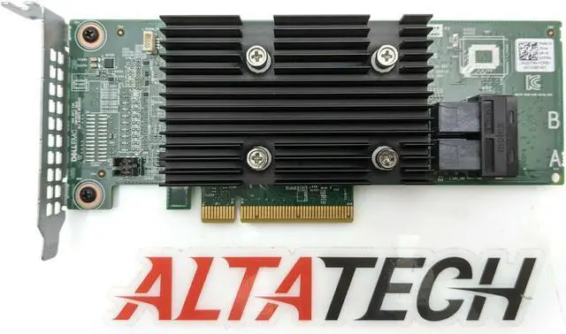 Alt view image 4 of 6 - Dell Perc HBA+330 12GBp/s PCIe 3.0 x8 SAS/SATA Controller Card
