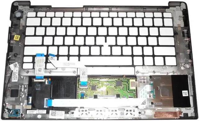 Alt view image 7 of 11 - Dell OEM Latitude 7490 Palmrest Touchpad Assembly  Smart Card Reader DJHRD