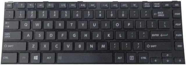 Main image of replacement keyboard for Toshiba Satellite C40-A C40D-A C45-A C45D-A Black
