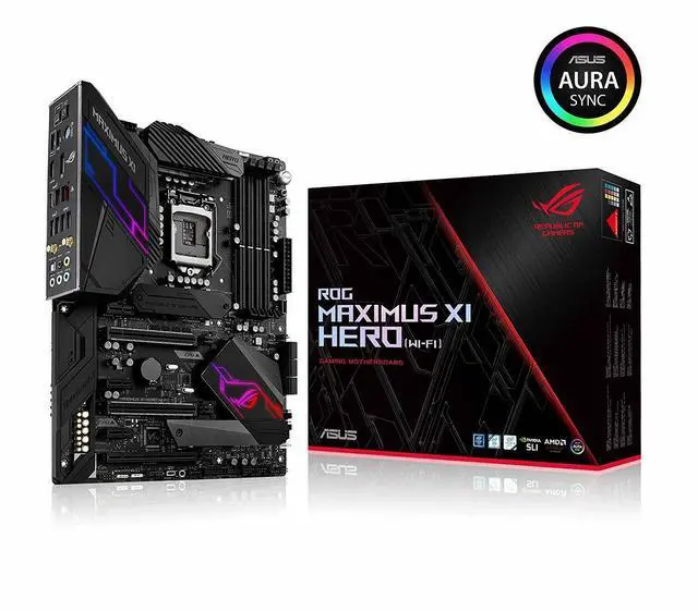 Alt view image 2 of 7 - ASUS ROG Maximus XI Hero (Wi-Fi) Z390 Gaming Motherboard LGA1151 (Intel 8th 9...