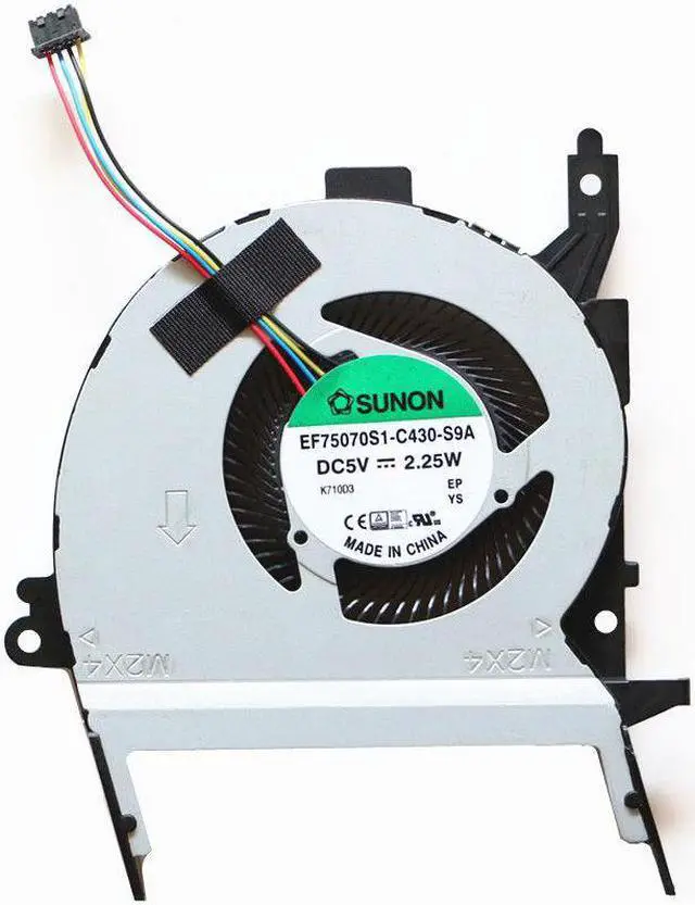Main image of CPU Cooling Fan For ASUS X556U X556UB X556UR X556UA X556UQ X556UJ X556UV X556UF FL5900 EF75070S1-C430-S9A