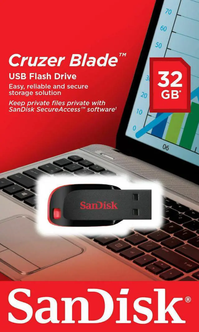 Alt view image 2 of 4 - Lot 25 x SanDisk 32GB Cruzer Blade USB 2.0 Flash Drive Memory SDCZ50-032G-B35