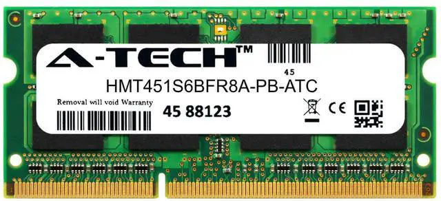 Main image of 4GB DDR3 PC3-12800 SODIMM (Replacement for Hynix HMT451S6BFR8A-PB) Memory RAM