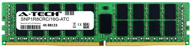 Main image of 16GB DDR4 PC4-17000 RDIMM (Replacement for Dell SNP1R8CRC/16G) Server Memory RAM