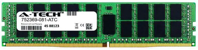 Main image of 16GB DDR4 2133MHz PC4-17000R RDIMM (HP 752369-081 Equivalent) Server Memory RAM