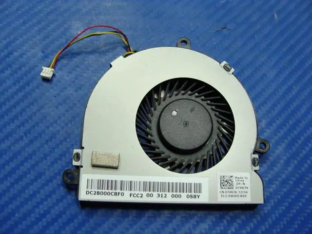 Alt view image 2 of 5 - Cpu cooling fan for Dell Inspiron 15R-5521 15.6 inches 74X7K DC28000C8F0