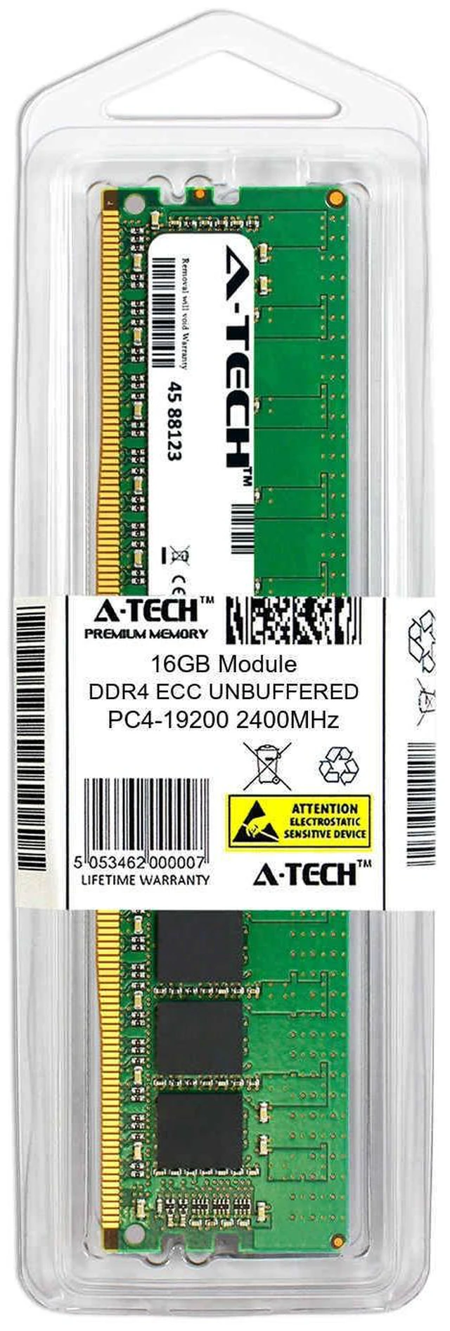Alt view image 2 of 2 - (NOT FOR HOME PC!) 16GB DDR4 PC4-19200E ECC UDIMM (Replacement for HP 862690-091) Server Memory RAM