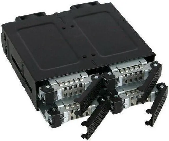 Alt view image 2 of 6 - Icy Dock ToughArmor MB699VP-B Drive Enclosure for 5.25  U.2 (SFF-8639) - Mini-SA