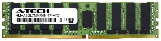 Main image of (NOT FOR HOME PC!) 64GB DDR4 PC4-17000 ECC LRDIMM Replacement for Hynix HMAA8GL7MMR4N-TF Memory RAM
