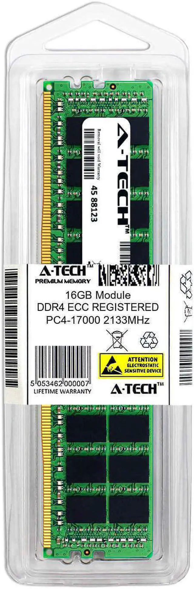 Alt view image 2 of 2 - (NOT FOR HOME PC!) 16GB DDR4 PC4-17000R ECC RDIMM Replacement for Kingston KVR21R15D4/16 Memory RAM
