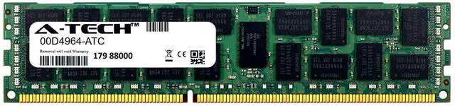 Main image of 16GB DDR3 1333MHz PC3-10600R RDIMM Replacement for IBM 00D4964 Server Memory RAM