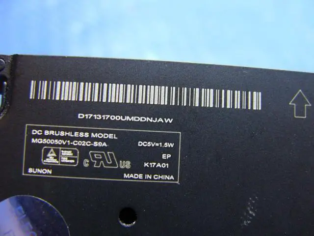 Alt view image 3 of 5 - Cpu cooling fan for Air A1369 MC503LL MC504LL Late 2010 13 inches 922-9643