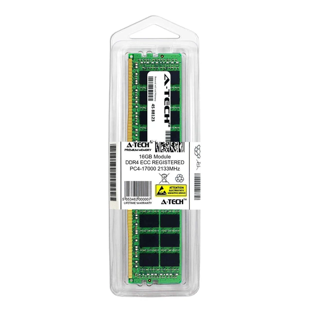 Alt view image 2 of 2 - 16GB DDR4 PC4-17000R RDIMM (Replacement for Lenovo 4X70G78062) Server Memory RAM
