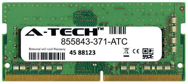 Main image of 8GB DDR4 PC4-19200 SODIMM (Replacement for HP 855843-371) Laptop Memory RAM