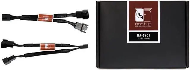 Alt view image 5 of 7 - Noctua NA-SYC1, 4 Pin Y-Cables for PC Fans Black