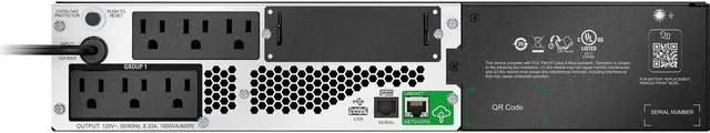 Alt view image 2 of 3 - APC by Schneider Electric Smart-UPS Li-Ion, Short Depth 1000VA, 120V With SmartC