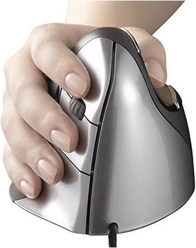 Alt view image 2 of 6 - Evoluent VM4R VerticalMouse 4 Right Hand Ergonomic Mouse with Wired USB Conne...
