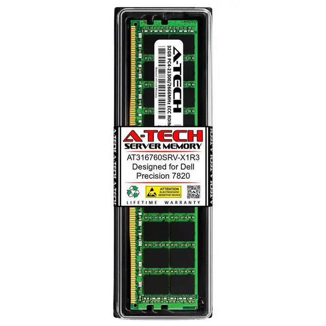 Alt view image 2 of 2 - 32GB 2Rx4 PC4-2666 RDIMM Dell Precision T7910 XL T5820 7820 Memory RAM