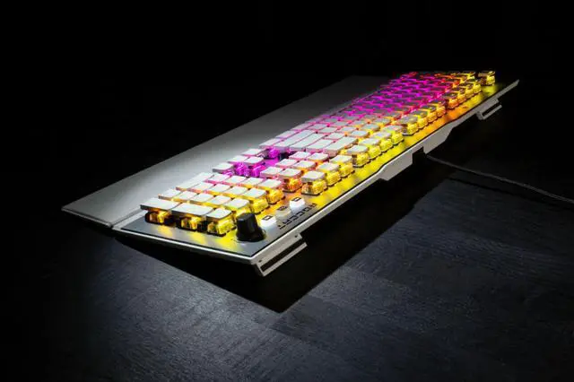 Alt view image 3 of 6 - ROCCAT - Vulcan 122 Full-size Mechanical PC Gaming Keyboard with Tactile Tita...