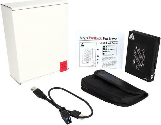 Alt view image 8 of 9 - Apricorn A25-3PL256-1000F 1000 GB fortress Fips Portable USB Hardware Encrypted HDD