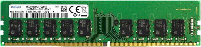 Alt view image 5 of 5 - Samsung M391A2K43BB1-CTD DDR4-2666 16GB 1Gx8 ECC CL19 Samsung Chip Server Memory