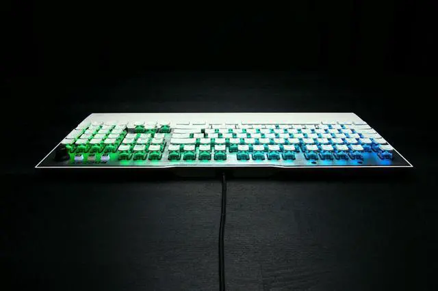 Alt view image 4 of 6 - ROCCAT - Vulcan 122 Full-size Mechanical PC Gaming Keyboard with Tactile Tita...